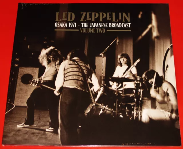 Led Zeppelin: Osaka 1971 Japanese Broadcast - Volume Two 2 LP White Vinyl EU NEW