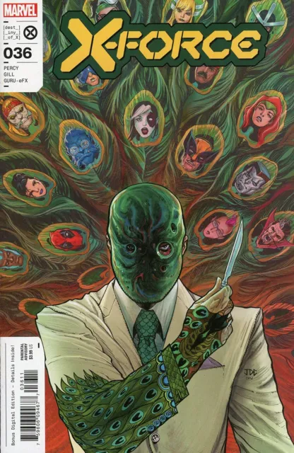 X-Force #36 2023 Unread Joshua Cassara Main Cover Marvel Comic Book Ben Percy