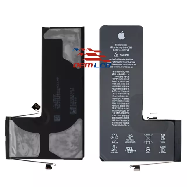 OEM Replacement Internal Battery For iPhone 11 Pro Battery 3046 mAh 616-00660