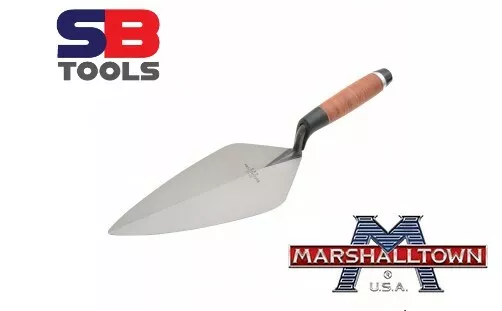 Marshalltown 12" New Design Leather Wide London Pattern Brick Trowel M3412L