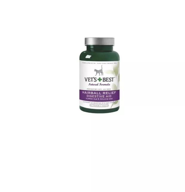 VETS BEST Hairball Relief Digestive Aid for Cat - support healthy digestion