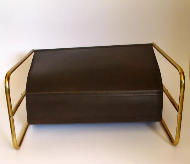 Carl Auböck Zeitungsständer mod. 4101, design magazine rack,porte-revues,~1950 2