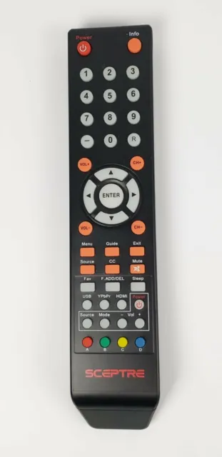 Sceptre X322BV-SR / X325BV-FSR / X322BV-SRR / X322BV-SRC TV Remote Control