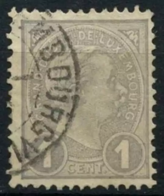 Luxembourg 1895, 1c Pearl-Grey Used #D75213