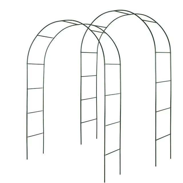 1-2x Rosenbogen 140x240cm Rosensäule Rankhilfe Rankgitter Garten Torbogen 008
