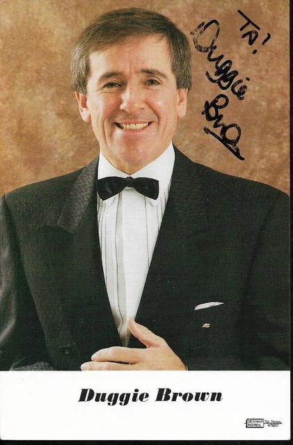 DUGGIE BROWN (1940-2022) English Comedian & Actor - Hotel Babylon etc Signed pic