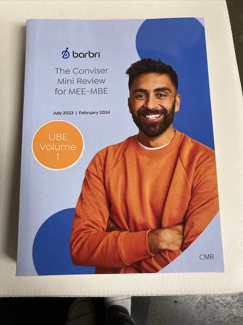 RARE 2023 ~ 2024 BARBRI Bar Exam Prep CONVISER Mini Review for MEE MBE