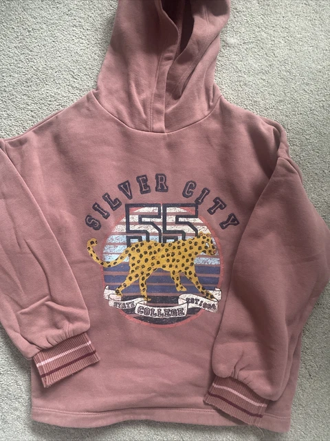 Girls Animal Print Hoodie Sweatshirt Bundle X 2 - Aged 7-8 M&S & Crafted *VGC* 5