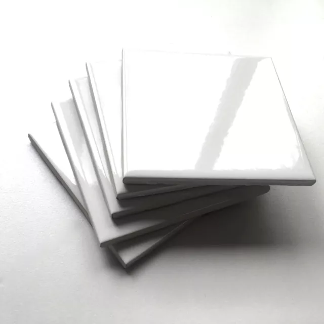 4x4 Daltile Semi-Gloss Collection 0100 White Wall Subway Tile Full Box (12.5SF)