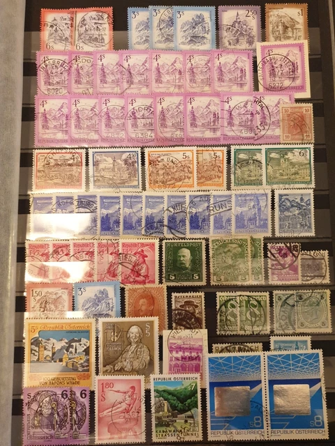 Österreich, kleines Dublettenlot, 69 Stück