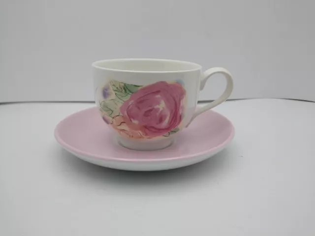 Portmeirion Amabel Rose Coffee Cup with Saucer Made in England 3