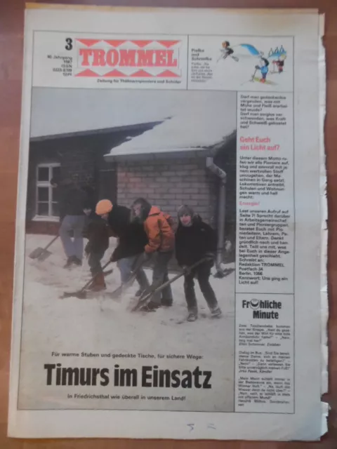 + TROMMEL 3 - 1987 Timurs im Einsatz Don Quichote 2 DDR Christa Rothenburger