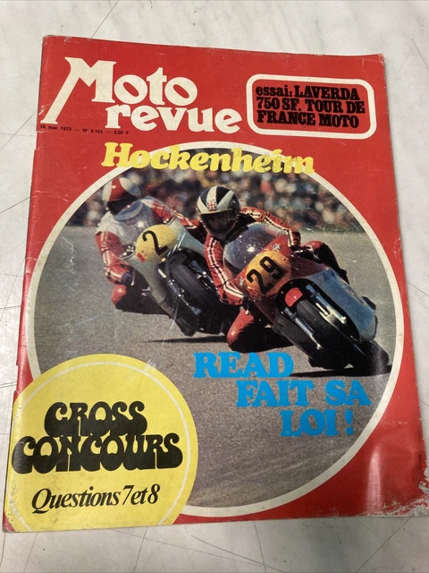 MAGAZINE MOTORCYCLE NO 2125 1973 Hockenheim Laverda 750 Sf Tour - Main Image