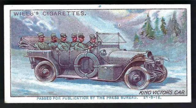 Wills - Military Motors (Passed) - #42 King Victor's Car