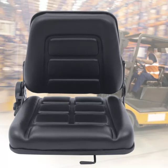 Universal PVC HeavyDuty Mechanical Seat &Adjustable Backrest For Cranes Tractors