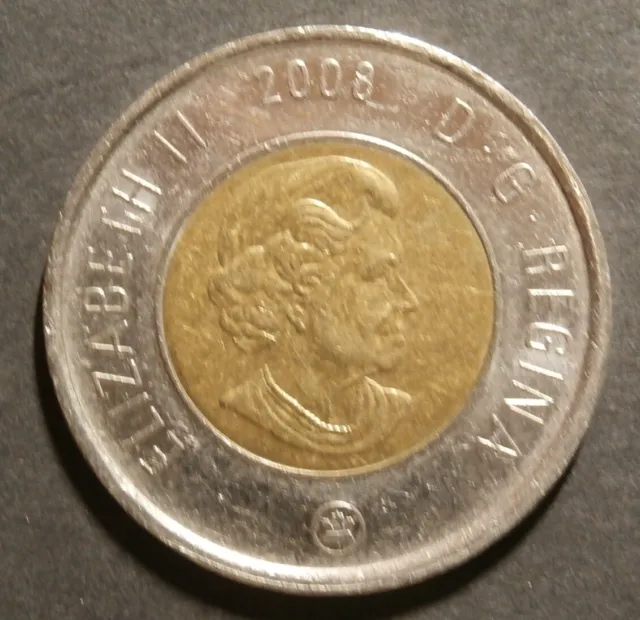CANADA 2008 - $2 , Queen Elizabeth II  / Polar Bear