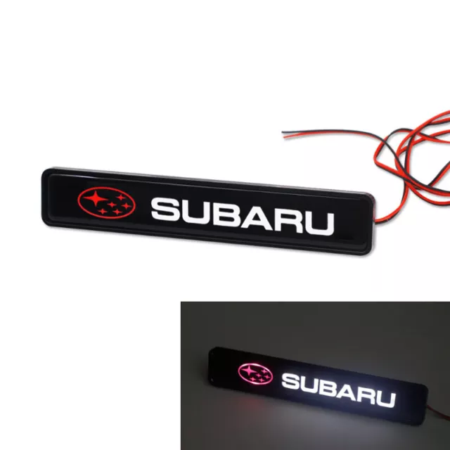 Pour Subaru Emblème de Voiture LED Illuminé de Grille Avant