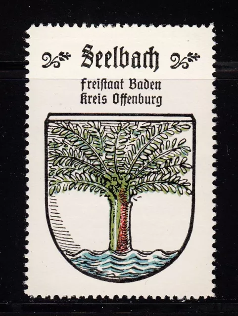 414218/ Reklamemarke - Kaffee Hag - Wappen von Seelbach / Baden