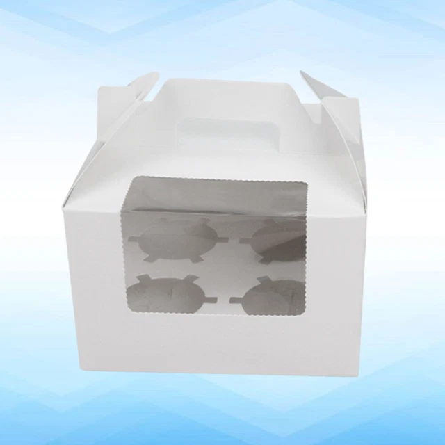 10 Pcs Cake Carrier Cstorage Container Paper Open The Window