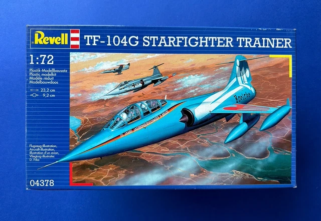 Maquette REVELL 1/72 Lockheed F-104C Starfighter – Neuf Sous Cellophane