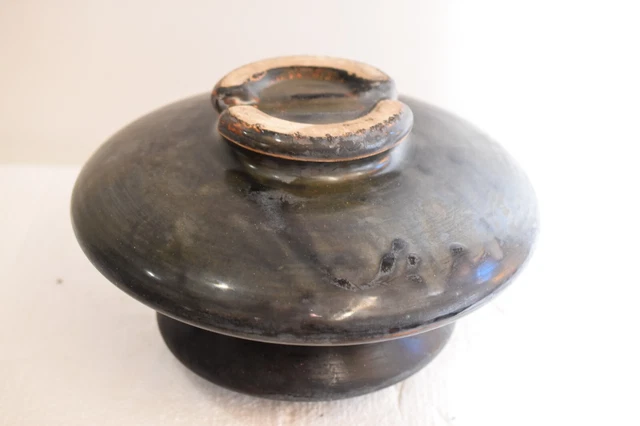 Vintage Antique Porcelain Large Insulator 10 1/4" Brown Bell 12LBS 8.9.1 3