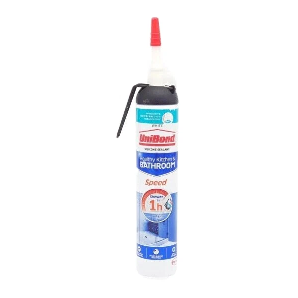 6 selladores de velocidad saludables para cocina y baño UniBond - blancos - 208 g