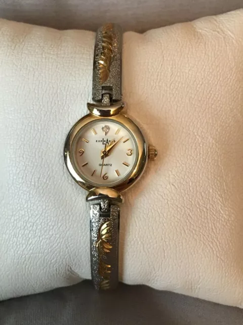 M.Z. BERGER LA EXPRESS Women s Watch LAX1355 Vintage Style Diamond Accent 30.00 PicClick