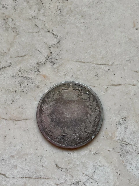 Regno Unito 1/2  scellino 6 pence 1875 VICTORIA argento  silver coin shilling