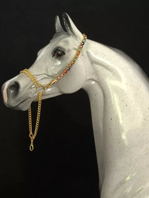 Custom Peter Stone Traditional Radiant Rainbow Arabian Halter (Halter Only)