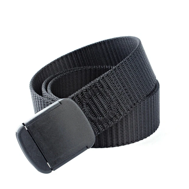 Ceinture Tactique Nylon à Dégagement Rapide 1.5" - 124.5cm, Boucle Robuste, Pour Randonnée, Travail, Militaire