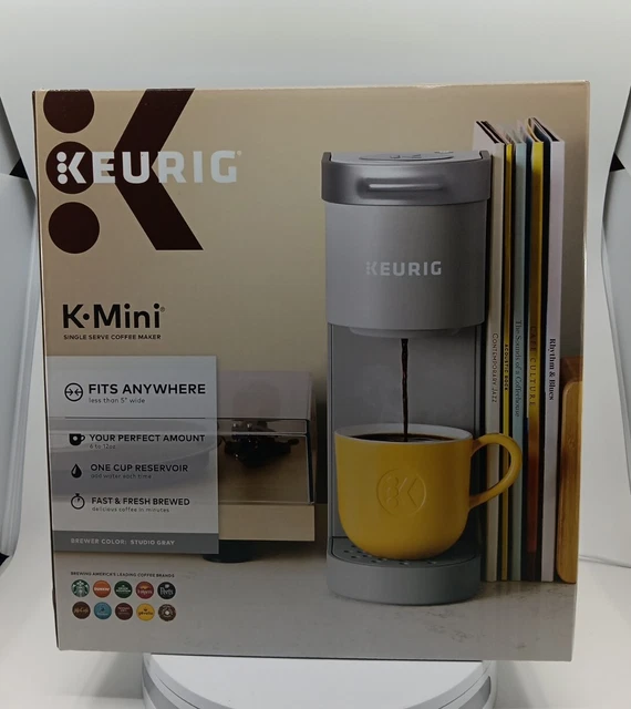 KEURIG KMINI SINGLE Serve KCup Pod Coffee Maker Studio Gray 55.00