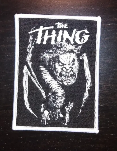 PATCH - The Thing - Horror, cult classic movie - Woven iron on patch