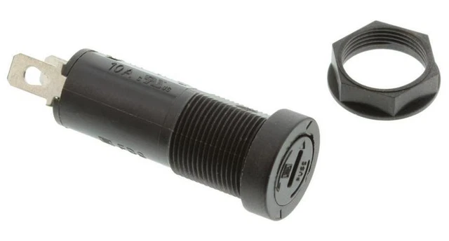 Lot De 5 Supports De Fusible 5x20mm - 10A/250V AC Ou 15A/125V AC - Pour Panneau électrique