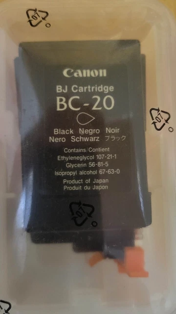 Genuine Canon BC-20 Black (0895A003) BJC Series 2000 2114 2130 410J 4300 4400