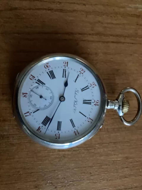 Montre à Gousset Bayard Mécanique Argent