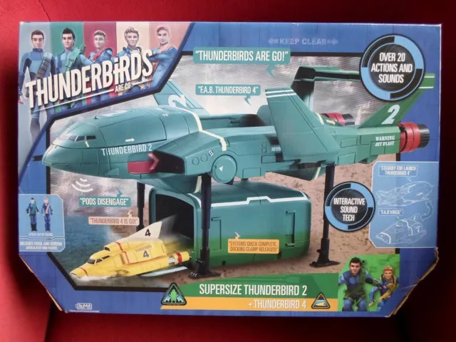 Thunderbirds are GO. Supersize Thunderbird 4 + TB2 (Sealed Box)