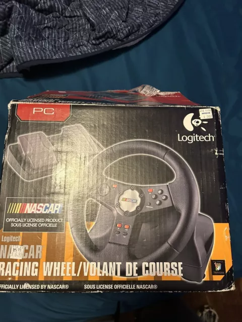 Volante Logitech Nascar Racing Wheel Ps2 Usado Sem Pedal - Escorrega o Preço