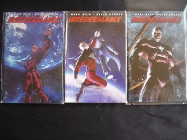 Irredeemable Vol 4,5,6 Softcover Graphic Novel  (b12) Boom Studios Mark Waid