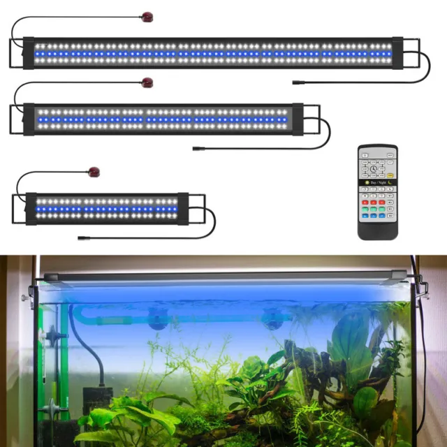 55-150cm LED Aquarium Schildkröten Schalentiere Mollusken Beleuchtung RGB Lampe