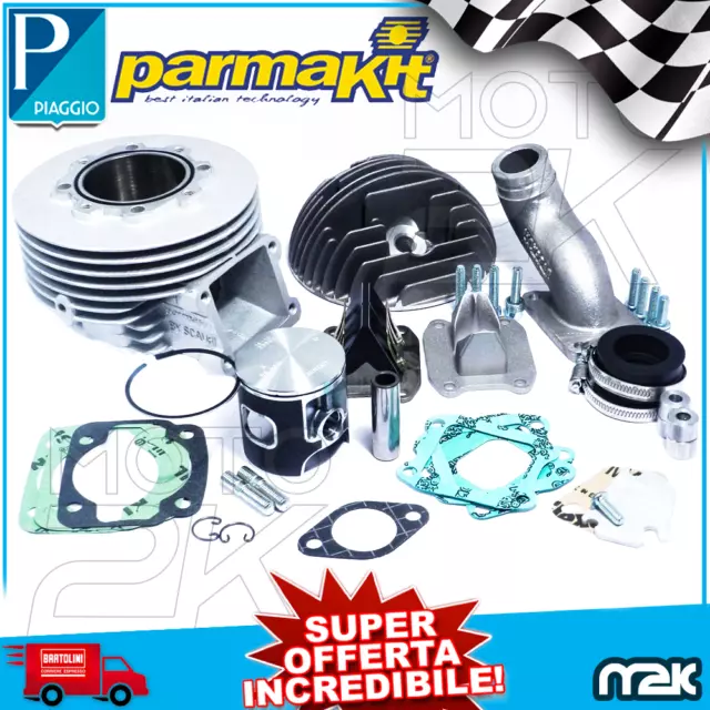 Kit Cilindro Lamellare 130Cc Parmakit Challenger Vespa Ape Special Et3 Pk 50 125