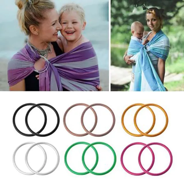 2Pcs Aluminium Baby Sling Rings For Baby Carriers & Slings Baby CarriersB^SA