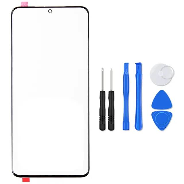Black Front Outer Lens Glass Screen Replacement Kit For Galaxy S20 Ultra+ Tools
