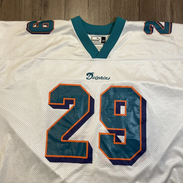 SAM MADISON Miami DOLPHINS Vintage PUMA Replica Size 2XL XXL Jersey NFL
