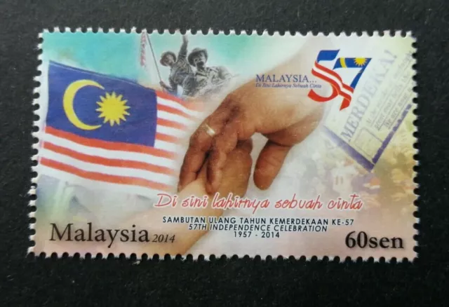 * LIVRAISON GRATUITE Malaisie 57th Independence Celebration 2014 drapeaux...