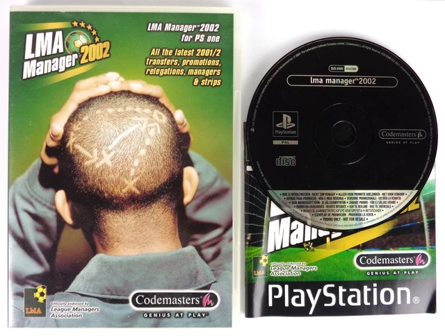 LMA MENAGER 2002 Play Station 1 - Promo - Rare £30.59 - PicClick UK