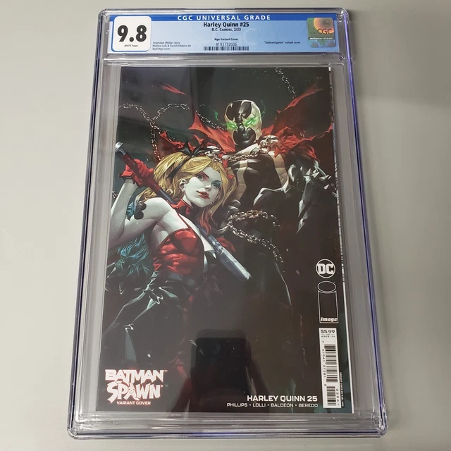 Harley Quinn #25 CGC 9.8 Kael Ngu Batman/Spawn Variant Cover DC Comics 2023
