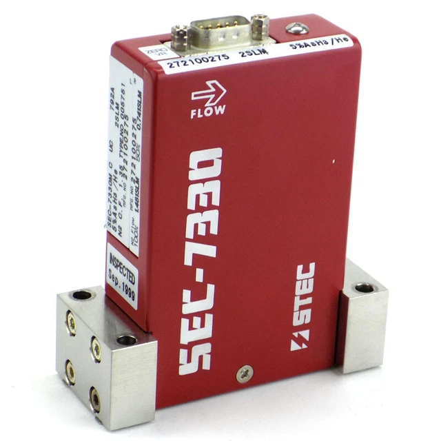 Stec SEC-7330M Mass Flow Controller MFC w/ option 792A, 2 SLM, 5%AsH3/He Gas
