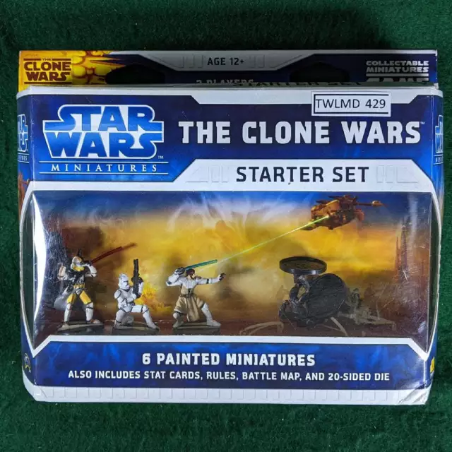 Star Wars Miniatures - Clone Wars Starter - still sealed but loose figures