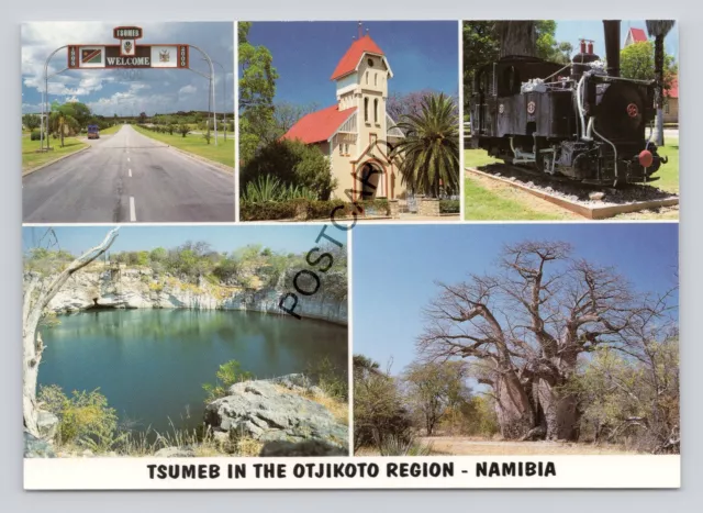 Postcard (P10)  Africa Namibia Tsumeb in the Otjikoto region Multi View