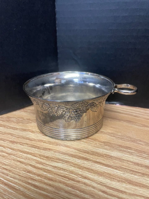 Grapevine Silver Wine Bottle Coaster #3205
